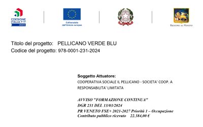 Progetto “Pellicano Verde Blu”